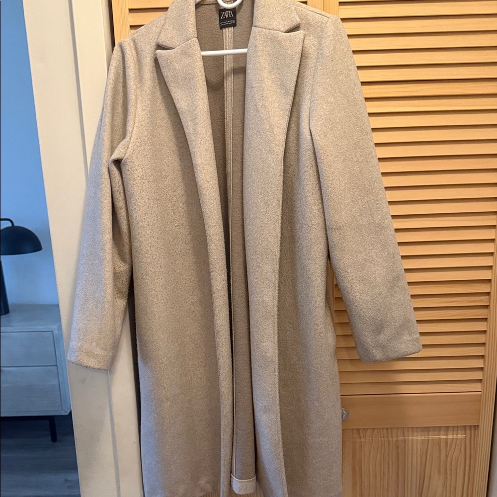 Zara Light Tan Overcoat
